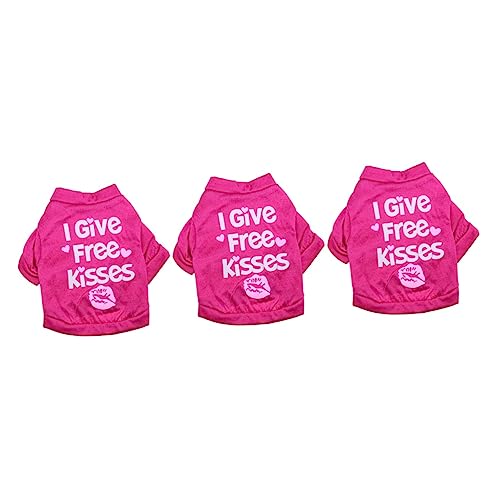 FRCOLOR 3stücke Pet T-Shirt Für Kleine Hunde Bedrucktes Design Bequem Und Leicht Für Frühling Und Sommer s Hundebekleidung Für Stilvolle Haustiere FRCOLOR 3stücke Pet T-Shirt Für Kleine Hunde Bedrucktes Design Bequem Und Leicht Für Frühling Und Sommer s Hundebekleidung Für Stilvolle Haustiere von FRCOLOR