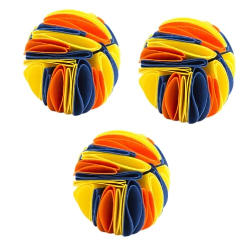 FRCOLOR 3st Hundeschnüffelball Spielzeug Großer Hund Filzstoff Den Hund Füttern FRCOLOR 3st Hundeschnüffelball Spielzeug Großer Hund Filzstoff Den Hund Füttern von FRCOLOR