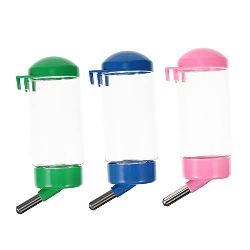 FRCOLOR 3st Kaninchentrinker Hamsterwasser Wasserflasche Futterautomat Für Kaninchen Hausratte Automatischer Wasserspender Für Hunde Hamster Trinken Der Hund Wasserschale Plastik FRCOLOR 3st Kaninchentrinker Hamsterwasser Wasserflasche Futterautomat Für Kaninchen Hausratte Automatischer Wasserspender Für Hunde Hamster Trinken Der Hund Wasserschale Plastik von FRCOLOR