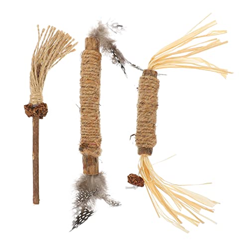 FRCOLOR 3st Kauspielzeug Für Katzen Katzenbeschwörer Zauberstab Silvervine Sticks Katzen Katzenzahnreinigungsspielzeug Interaktives Katzenspielzeug Hölzern Trainingsstock Sauber FRCOLOR 3st Kauspielzeug Für Katzen Katzenbeschwörer Zauberstab Silvervine Sticks Katzen Katzenzahnreinigungsspielzeug Interaktives Katzenspielzeug Hölzern Trainingsstock Sauber von FRCOLOR