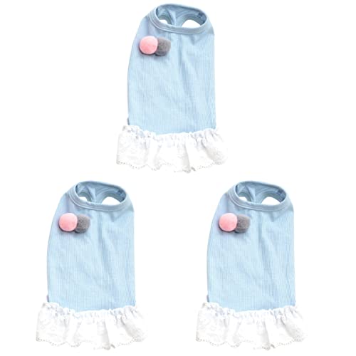FRCOLOR Geführter Rock 3st Kleidung Rockkostü Für Hund Pet-Spitzenrock Haarball Spitzenkleid Haustierzubehör FRCOLOR Geführter Rock 3st Kleidung Rockkostü Für Hund Pet-Spitzenrock Haarball Spitzenkleid Haustierzubehör von FRCOLOR