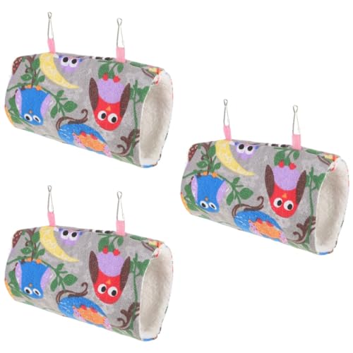 FRCOLOR 3stücke Hamster Tunnel Schlafbett Für Kleintiere Weicher Tunnel Für Hamster Chinchillas Und Meerschweinchen Vielseitig Einsetzbar Als Versteck Und Spielplatz FRCOLOR 3stücke Hamster Tunnel Schlafbett Für Kleintiere Weicher Tunnel Für Hamster Chinchillas Und Meerschweinchen Vielseitig Einsetzbar Als Versteck Und Spielplatz von FRCOLOR