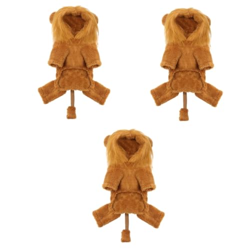 FRCOLOR 3st Pet Dog Lion Transformation Outfit Katze Löwe Mähne Hund Löwe Hoodie Haustier Löwenmähne Perücke Hund-löwen-Outfit Halloween-haustierkostüm Welpe Kleidung Plüsch Erröten FRCOLOR 3st Pet Dog Lion Transformation Outfit Katze Löwe Mähne Hund Löwe Hoodie Haustier Löwenmähne Perücke Hund-löwen-Outfit Halloween-haustierkostüm Welpe Kleidung Plüsch Erröten von FRCOLOR