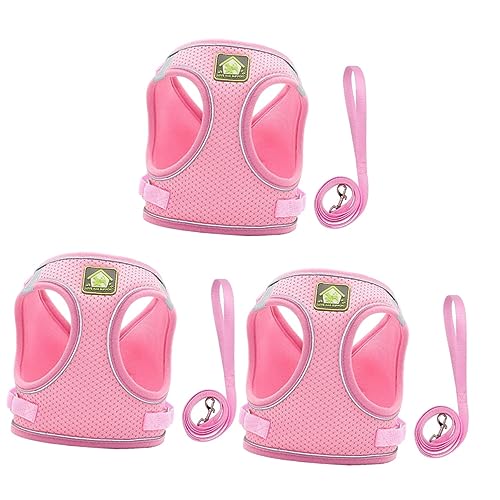 FRCOLOR Leine 3st Reflektierender Welpen-brustgurt Hundeweste Geschirr Einstellen Haustier Welpe Brustgurt Für Haustiere FRCOLOR Leine 3st Reflektierender Welpen-brustgurt Hundeweste Geschirr Einstellen Haustier Welpe Brustgurt Für Haustiere von FRCOLOR