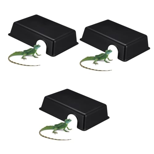 FRCOLOR Plastik Höhle Für Reptilien Realistisches Versteck Für Schildkröten Und Hermit-krabben Langlebige Dekoration Für Aquarium Und Terrarium Komfortabler Lebensraum Für Haustiere von FRCOLOR