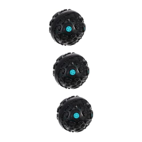 FRCOLOR 3St Schallkugel aus Meteorit Welpen-Backenzahn-Spielzeug -Plüsch Spielzeuge Hunde quietschender Ball Quietschendes Spielzeug für Haustiere beissen Trainingsball pp von FRCOLOR