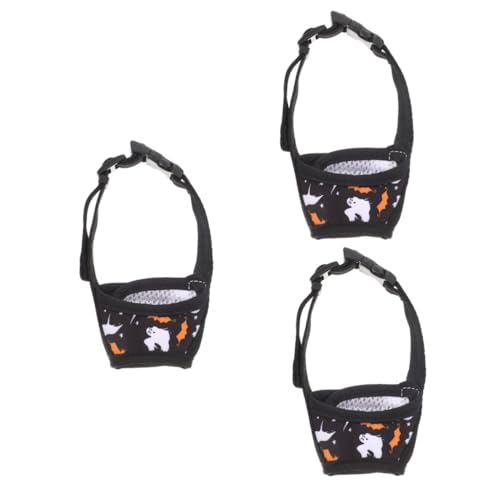 FRCOLOR 3 Maulkorb Atmungsaktiv Hundehülle Hundehülle Hundeschutz Verstellbare Hundehülle Kauen Hundemasken Haustier Abdeckung Nylon Biss Hundewelpe FRCOLOR 3 Maulkorb Atmungsaktiv Hundehülle Hundehülle Hundeschutz Verstellbare Hundehülle Kauen Hundemasken Haustier Abdeckung Nylon Biss Hundewelpe von FRCOLOR