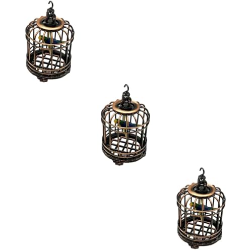 FRCOLOR 3st Simulierter Vogelkäfig Miniatur-vogelkäfig Mini-käfig-Modell Zwitschernder Vogel Vogelkäfige Für Papageien Vogelspielzeug Eiserner Vogelkäfig Zinklegierung Metall Kleines FRCOLOR 3st Simulierter Vogelkäfig Miniatur-vogelkäfig Mini-käfig-Modell Zwitschernder Vogel Vogelkäfige Für Papageien Vogelspielzeug Eiserner Vogelkäfig Zinklegierung Metall Kleines von FRCOLOR