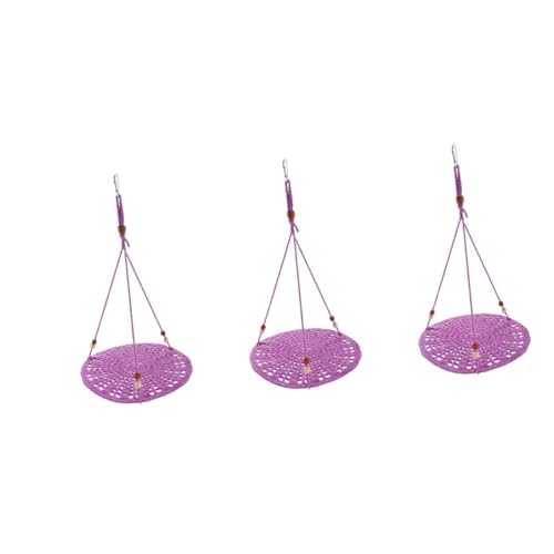 FRCOLOR 3st Sommer Hängematte Hamster Spielzeug Katzenbett Vogelkäfig Liegestuhl Schaukel Hamster Zubehör Baumwollseil Haustier Violett Xuanfeng FRCOLOR 3st Sommer Hängematte Hamster Spielzeug Katzenbett Vogelkäfig Liegestuhl Schaukel Hamster Zubehör Baumwollseil Haustier Violett Xuanfeng von FRCOLOR
