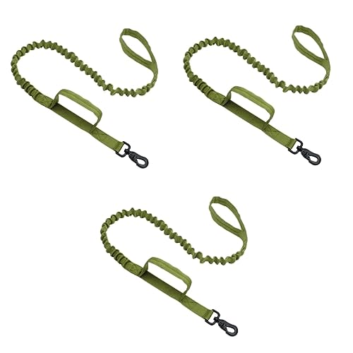 FRCOLOR 3stücke Einstellbare Nylon-hundeleine Für Training Langlebig Grün Für Kleine Große Hunde Mit Verstellbarem Haken Und Komfortablem Griff Für Beim Spazierengehen von FRCOLOR