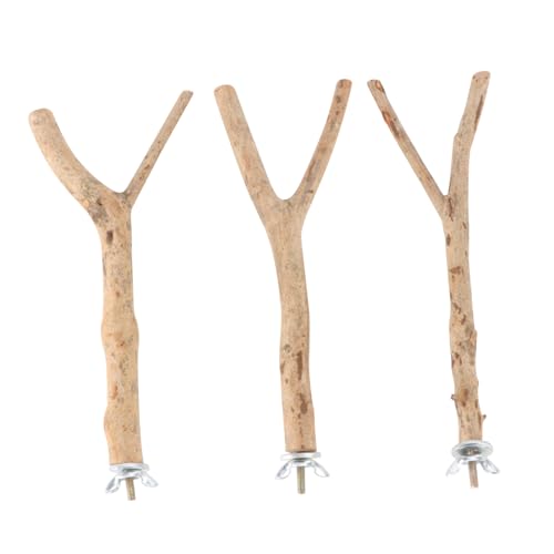 FRCOLOR 3stücke Papagei Stehständer Kauspielzeug Aus Naturholz Vogelstand Mit Schleifstangen Für Pflege Und Spielzeit Geeignet Für Wellensittiche Und Andere Vögel Zufällige Form FRCOLOR 3stücke Papagei Stehständer Kauspielzeug Aus Naturholz Vogelstand Mit Schleifstangen Für Pflege Und Spielzeit Geeignet Für Wellensittiche Und Andere Vögel Zufällige Form von FRCOLOR