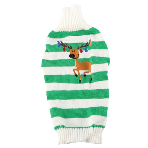FRCOLOR 3 Stücke Haustier Pullover Elch Muster Weihnachten Hund Kleidung Wärme Für Große Hunde FRCOLOR 3 Stücke Haustier Pullover Elch Muster Weihnachten Hund Kleidung Wärme Für Große Hunde von FRCOLOR
