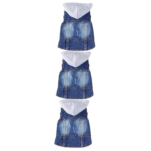 FRCOLOR 3st Laufweste Blusen Für Arbeitsanzüge Frühlingshemd Jeansmantel Für Hundekleidung Partykleidung Für Haustierkleidung Haustierzubehör Hundebekleidung Jeansjacke Shirt FRCOLOR 3st Laufweste Blusen Für Arbeitsanzüge Frühlingshemd Jeansmantel Für Hundekleidung Partykleidung Für Haustierkleidung Haustierzubehör Hundebekleidung Jeansjacke Shirt von FRCOLOR