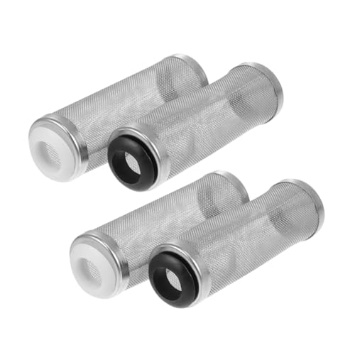 FRCOLOR Edelstahl Aquarium Filter Abdeckungen Austauschbare Filter Für Fischtank 12mm Durchmesser 2 Weiße Und 2 Schwarze Abdeckungen Aquarienbedarf Für Die Wasseraufbereitung FRCOLOR Edelstahl Aquarium Filter Abdeckungen Austauschbare Filter Für Fischtank 12mm Durchmesser 2 Weiße Und 2 Schwarze Abdeckungen Aquarienbedarf Für Die Wasseraufbereitung von FRCOLOR