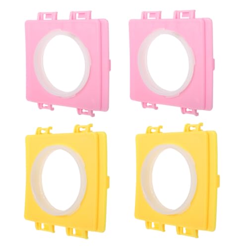 FRCOLOR 4 Stück Hamsterkäfig Außenbrett Hamsterspielzeugkäfigplatte Zubehör Für Externe Rohrschnittstellen Tunnel-Mund- Verbindungsrohre Für Ratten Plastik Verbinder Elastizität FRCOLOR 4 Stück Hamsterkäfig Außenbrett Hamsterspielzeugkäfigplatte Zubehör Für Externe Rohrschnittstellen Tunnel-Mund- Verbindungsrohre Für Ratten Plastik Verbinder Elastizität von FRCOLOR