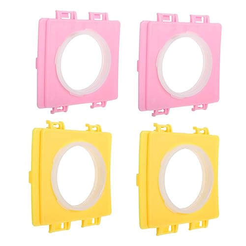 FRCOLOR 4 Stücke Hamster Käfig Äußere Bord Tunnel Einfach Installieren Sauber für Umrüstung Übung Exploration FRCOLOR 4 Stücke Hamster Käfig Äußere Bord Tunnel Einfach Installieren Sauber für Umrüstung Übung Exploration von FRCOLOR