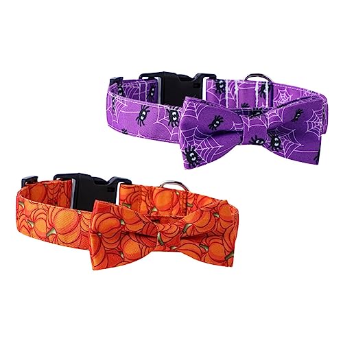 Kätzchenhalsbänder 4 Stück Haustierhalsband Halloween-geschirrhund Halskette Mit Katzenband Hundehalsband Für Welpen Fliege Für Kleine Welpen Der Hund Krawatte Baumwolle Polyester Kätzchenhalsbänder 4 Stück Haustierhalsband Halloween-geschirrhund Halskette Mit Katzenband Hundehalsband Für Welpen Fliege Für Kleine Welpen Der Hund Krawatte Baumwolle Polyester von FRCOLOR