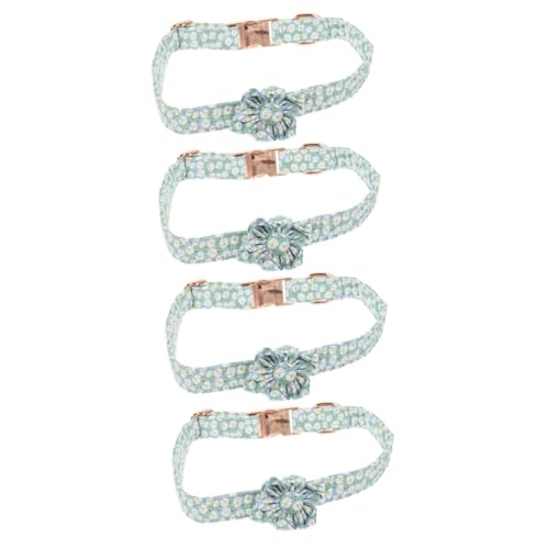 FRCOLOR 4 Stück Haustierhalsband Mit Blumen-Design Verstellbares Hundehalsband Für Welpen Bequemes Material Für Hundedekor FRCOLOR 4 Stück Haustierhalsband Mit Blumen-Design Verstellbares Hundehalsband Für Welpen Bequemes Material Für Hundedekor von FRCOLOR