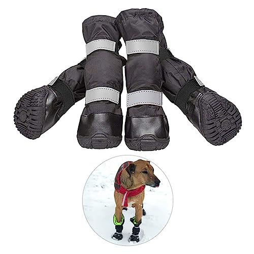 FRCOLOR 4 Stück Haustierschuhe Schuhe Für Hunde Stiefel Für Hunde Hundeschuhe Hundestiefel Universal- Regenstiefel von FRCOLOR