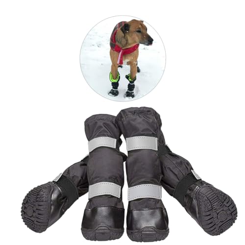 FRCOLOR 4 Stück hundepfoten hundekleidung Dog Accessories Hunde Kleidung rain Shoes Dog Clothes schneeschuh Haustier-Hundeschuhe Schuhe für Hunde wasserdicht Haustierschuhe Stiefel von FRCOLOR