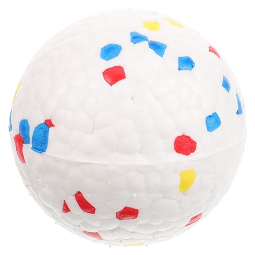 FRCOLOR 4 Stück Hüpfball Für Haustiere Quietschende Bälle Für Hunde Hund Kaut Federnd Apportierspielzeug Für Hunde Hundetraining Aggressiv Beißspielzeug Ball Spielen Prallen Etpu von FRCOLOR
