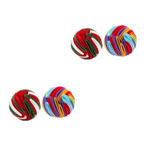 FRCOLOR 4 Stück Hundeschnüffelball interaktives hundespielzeug Interactive Dog Toys Hunde-Puzzle-Decke Beißspielzeug für Katzen Leckerli-Spielzeug für Hunde Spielzeug für Hundefutter Nase FRCOLOR 4 Stück Hundeschnüffelball interaktives hundespielzeug Interactive Dog Toys Hunde-Puzzle-Decke Beißspielzeug für Katzen Leckerli-Spielzeug für Hunde Spielzeug für Hundefutter Nase von FRCOLOR