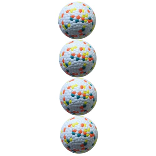 FRCOLOR 4 Stück Hundespielzeugball Großes Hundeballspielzeug Hundefangball Hund Wirft Ball Welpe Jagt Ball Hundejagdball Hundebissball Apportierspielzeug Für Hunde Haustier Schweben E-TPU von FRCOLOR