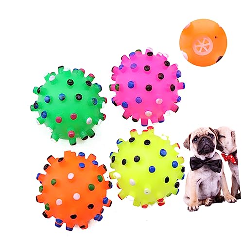 FRCOLOR 4stücke Gummibälle Für Haustiere Geräuschspielzeug Zufälligen Farben Langlebig Und Kaubeständig Für Interaktives Spielen Mit Hunden Und Katzen FRCOLOR 4stücke Gummibälle Für Haustiere Geräuschspielzeug Zufälligen Farben Langlebig Und Kaubeständig Für Interaktives Spielen Mit Hunden Und Katzen von FRCOLOR