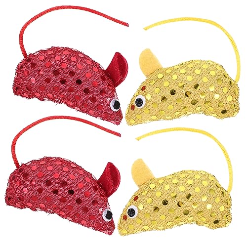 FRCOLOR 4er-Pack Weiche Pailletten-katzenspielzeuge Für Kätzchen Mäuse Kauspielzeug Für Katzen Interaktives Haustierspielzeug Für Hauskatzen FRCOLOR 4er-Pack Weiche Pailletten-katzenspielzeuge Für Kätzchen Mäuse Kauspielzeug Für Katzen Interaktives Haustierspielzeug Für Hauskatzen von FRCOLOR