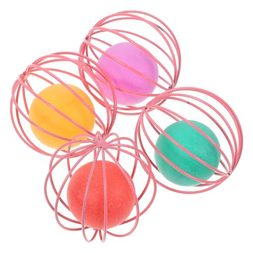 FRCOLOR 4 Stück Katzenspielzeug Aus Kunststoff Kratzbälle Für Katze Sprung Rassel Spielzeug Kätzchen Trainieren Ball Spielen Spielzeug Beißen Katzenbälle Plastik Den Ball Jagen Drinnen FRCOLOR 4 Stück Katzenspielzeug Aus Kunststoff Kratzbälle Für Katze Sprung Rassel Spielzeug Kätzchen Trainieren Ball Spielen Spielzeug Beißen Katzenbälle Plastik Den Ball Jagen Drinnen von FRCOLOR