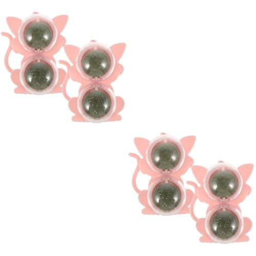 FRCOLOR 4 Stück Katzenspielzeug Katzenminze-Kugeln Für Haustiere Zahnreinigung Katzenminze Katzenminzekugeln Für Katzen Mini-katzenminze-wandball Minzpflanzen Rotieren Natürlich Plastik FRCOLOR 4 Stück Katzenspielzeug Katzenminze-Kugeln Für Haustiere Zahnreinigung Katzenminze Katzenminzekugeln Für Katzen Mini-katzenminze-wandball Minzpflanzen Rotieren Natürlich Plastik von FRCOLOR