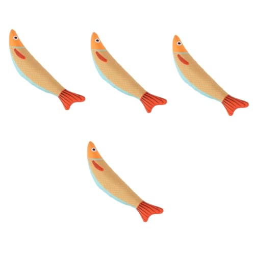 FRCOLOR 4 Stück Kauspielzeug Für Katzen Süßes Katzenkissen Spielzeuge Katzenspielzeug Für Wohnungskatzen Umdrehendes Fischspielzeug Haustierzubehör Weich Gefüllter Fisch Backenzahn Plüsch FRCOLOR 4 Stück Kauspielzeug Für Katzen Süßes Katzenkissen Spielzeuge Katzenspielzeug Für Wohnungskatzen Umdrehendes Fischspielzeug Haustierzubehör Weich Gefüllter Fisch Backenzahn Plüsch von FRCOLOR
