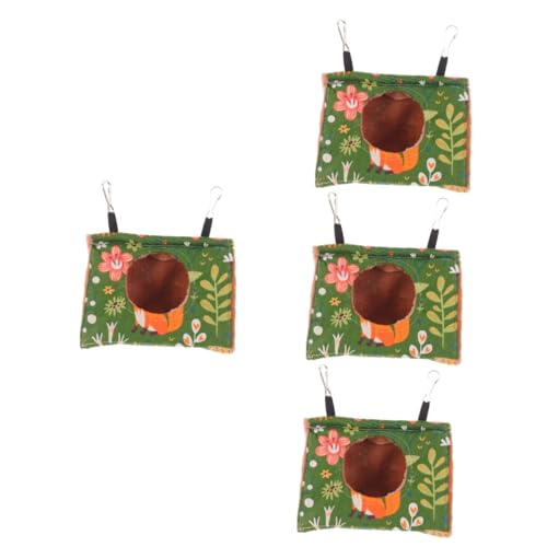 FRCOLOR 4 Stücke Hängematte Vogel Bett Chinchilla Papagei Schlaf Nest Käfig Bett Spielzeug Für Sittich FRCOLOR 4 Stücke Hängematte Vogel Bett Chinchilla Papagei Schlaf Nest Käfig Bett Spielzeug Für Sittich von FRCOLOR