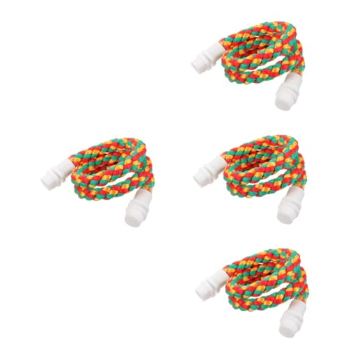FRCOLOR 4 Stück Papagei Kletterseil Aus Baumwolle Vogelkletterseil Vogel-Bungee-Seil Papagei Seilbarsch Vogel-baumwollschaukel Vogel Strickleiter Baumwollseil Papageienzubehör Spielzeug FRCOLOR 4 Stück Papagei Kletterseil Aus Baumwolle Vogelkletterseil Vogel-Bungee-Seil Papagei Seilbarsch Vogel-baumwollschaukel Vogel Strickleiter Baumwollseil Papageienzubehör Spielzeug von FRCOLOR