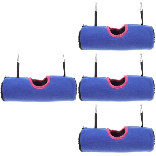 FRCOLOR 4 Stück Papageien-Tunnel-Hängematte Hamstertunnel Winterbettwäsche Kaninchenspielzeug Spielzeuge Hamster-Verstecktunnel Chinchilla-Verstecknest Meerschweinchen Kleine Tiere Hase FRCOLOR 4 Stück Papageien-Tunnel-Hängematte Hamstertunnel Winterbettwäsche Kaninchenspielzeug Spielzeuge Hamster-Verstecktunnel Chinchilla-Verstecknest Meerschweinchen Kleine Tiere Hase von FRCOLOR