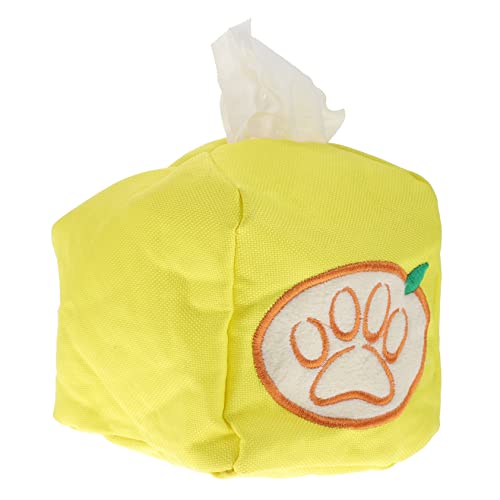FRCOLOR 4 Stück Papierhandtuch Für Haustiere Spielzeug Schmecken Oxford-Stoff Tissue-Box von FRCOLOR