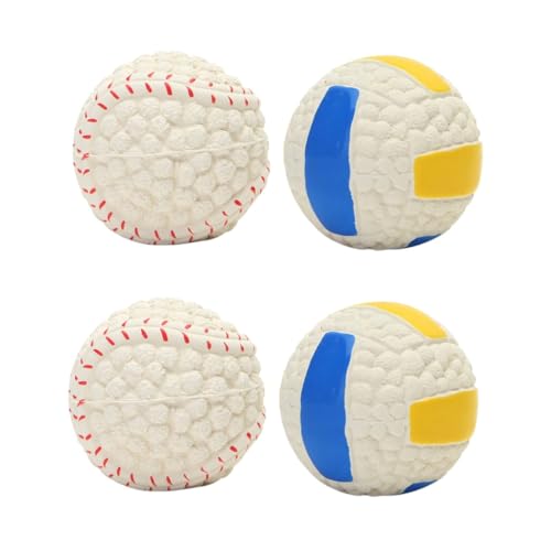 FRCOLOR 4 Stück Beißspielzeug Für Hunde Welpenspielzeug Für Kleine Rassen Tennisbälle Für Welpen Mittelgroßes Hundespielzeug Plüsch Lernspielzeug Spielzeugball Weiß Der Hund FRCOLOR 4 Stück Beißspielzeug Für Hunde Welpenspielzeug Für Kleine Rassen Tennisbälle Für Welpen Mittelgroßes Hundespielzeug Plüsch Lernspielzeug Spielzeugball Weiß Der Hund von FRCOLOR