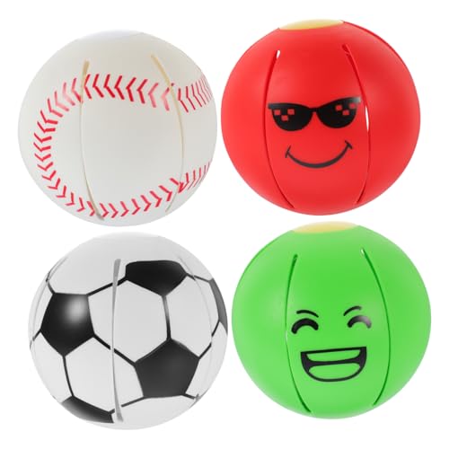 FRCOLOR 4 Stück Spielzeugball Drücken Hunde-scheibenball Ballspielzeug Für Haustiere Beißball Für Ballspielzeug Für Hunde Interaktives Haustier-scheibenball Bissfest Plastik Kind Hundeball FRCOLOR 4 Stück Spielzeugball Drücken Hunde-scheibenball Ballspielzeug Für Haustiere Beißball Für Ballspielzeug Für Hunde Interaktives Haustier-scheibenball Bissfest Plastik Kind Hundeball von FRCOLOR