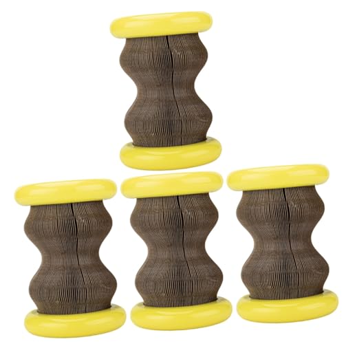 FRCOLOR 4 Stück Wellpappenspielzeug Für Katzen Kätzchen Kratzbaum Kätzchen-trainingsspielzeug Katzenkratzbaum Selber Machen Kratzspielzeug Für Kätzchen Katzenpfote Katzenkratzer Wellpapier FRCOLOR 4 Stück Wellpappenspielzeug Für Katzen Kätzchen Kratzbaum Kätzchen-trainingsspielzeug Katzenkratzbaum Selber Machen Kratzspielzeug Für Kätzchen Katzenpfote Katzenkratzer Wellpapier von FRCOLOR