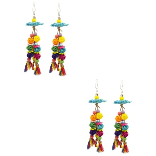 FRCOLOR Spielzeug 4 Stück Vogel-Block-Spielzeug kleines Vogelspielzeug Spielzeuge Papageienspielzeug zum Aufhängen Schaukelspielzeug Papagei beissen die Schaukel Anhänger Bambus FRCOLOR Spielzeug 4 Stück Vogel-Block-Spielzeug kleines Vogelspielzeug Spielzeuge Papageienspielzeug zum Aufhängen Schaukelspielzeug Papagei beissen die Schaukel Anhänger Bambus von FRCOLOR