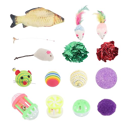 FRCOLOR 48 STK katzenspielzeug am besten Interaktives Katzenspielzeug Spielzeug für Katzen Spielzeuge Haustierspielzeug begünstigt Zubehör für Katzenspielzeug Spielzeugset FRCOLOR 48 STK katzenspielzeug am besten Interaktives Katzenspielzeug Spielzeug für Katzen Spielzeuge Haustierspielzeug begünstigt Zubehör für Katzenspielzeug Spielzeugset von FRCOLOR