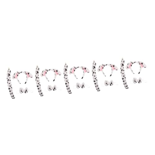 FRCOLOR 5 Sätze Pudding-hundeanzug Geburtstag Zubehör Für Ohr Haarband Cosplay-schwanzstütze Tier Stirnband Fliege Schwanzprop Flauschiges Tierkostüm Cosplay-hundekostüm Plüsch FRCOLOR 5 Sätze Pudding-hundeanzug Geburtstag Zubehör Für Ohr Haarband Cosplay-schwanzstütze Tier Stirnband Fliege Schwanzprop Flauschiges Tierkostüm Cosplay-hundekostüm Plüsch von FRCOLOR