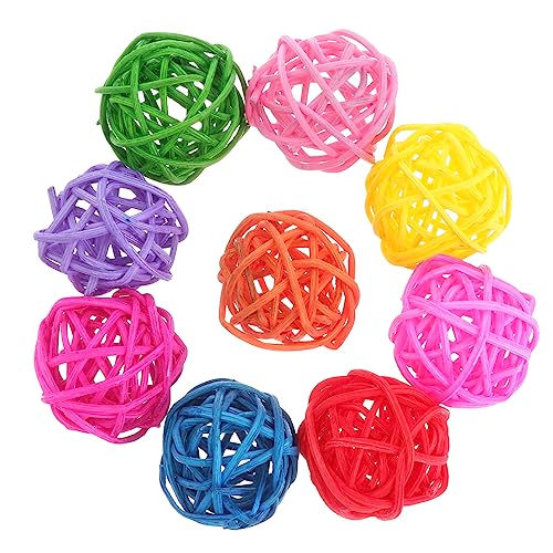FRCOLOR 50 Stück Papagei Kauspielzeug Rattanvase Spielzeug Für Vögel Rattan-Ball-Dekoration Selber Machen Weidenkugel Papagei Vogelspielzeug Vögel Rattan Gras Und Reben Xuanfeng Haustier FRCOLOR 50 Stück Papagei Kauspielzeug Rattanvase Spielzeug Für Vögel Rattan-Ball-Dekoration Selber Machen Weidenkugel Papagei Vogelspielzeug Vögel Rattan Gras Und Reben Xuanfeng Haustier von FRCOLOR