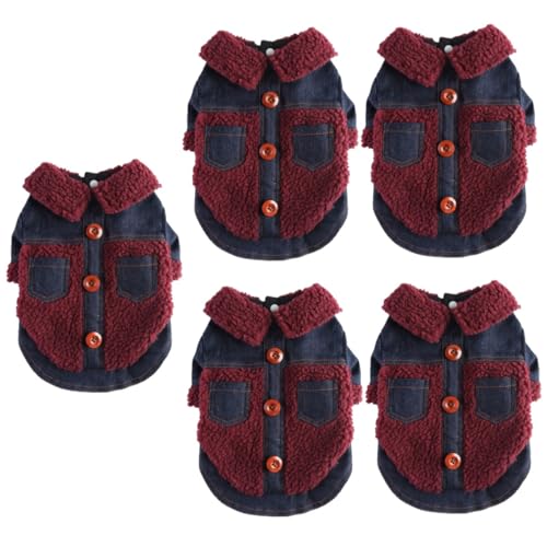 FRCOLOR 5St Kleidung für Haustiere hundewintermantel hundemantel Hoodie mit Reißverschluss Welpen Mantel Jacke reißverschluss Jacke äntel Abriebfeste Hundejacke Hundebekleidung der Hund FRCOLOR 5St Kleidung für Haustiere hundewintermantel hundemantel Hoodie mit Reißverschluss Welpen Mantel Jacke reißverschluss Jacke äntel Abriebfeste Hundejacke Hundebekleidung der Hund von FRCOLOR