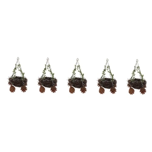 FRCOLOR 5 Stücke Hängen Vogel Nest Rattan Papagei Nest Schaukel Für Pet Vögel Sicher Robuste Konstruktion FRCOLOR 5 Stücke Hängen Vogel Nest Rattan Papagei Nest Schaukel Für Pet Vögel Sicher Robuste Konstruktion von FRCOLOR