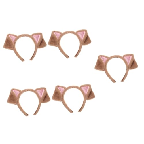 FRCOLOR 5St tierisches Kostümzubehör Hundeohren Stirnband Tier-Cosplay-Kostüm Eselsohren tier ohren haarreif Tier Ohren Kopfband Stirnband mit Welpenohren Hund Cosplay-Requisite Plüsch FRCOLOR 5St tierisches Kostümzubehör Hundeohren Stirnband Tier-Cosplay-Kostüm Eselsohren tier ohren haarreif Tier Ohren Kopfband Stirnband mit Welpenohren Hund Cosplay-Requisite Plüsch von FRCOLOR