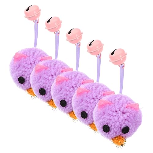 FRCOLOR 5st Ausgestopftes Katzenspielzeug Spielzeugmaus Katze-mäuse-Spielzeug Kätzchen-glockenspielzeug Kätzchen-mäuse-Spielzeug Katzen-Teaser Haustierzubehör Plüsch Lustige Katze FRCOLOR 5st Ausgestopftes Katzenspielzeug Spielzeugmaus Katze-mäuse-Spielzeug Kätzchen-glockenspielzeug Kätzchen-mäuse-Spielzeug Katzen-Teaser Haustierzubehör Plüsch Lustige Katze von FRCOLOR