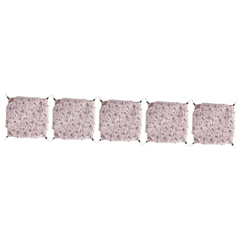 FRCOLOR 5st Haustier Hängematte Meerschweinchen-hängematte Chinchilla Zubehör Für Meerschweinchen Rattenhängematte Für Haustiere Hamster Hängebett Kleidung Kaninchen Plüsch Doppelschicht von FRCOLOR