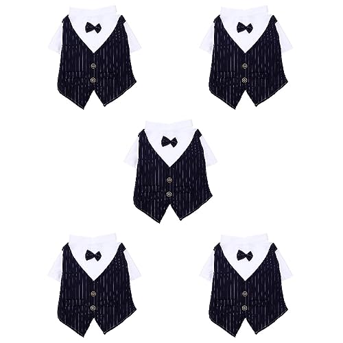 FRCOLOR 5st Haustieranzug Gentleman-hundekleidung Anzugweste Für Jungen Süßes Kätzchenkleid Formeller Hundeanzug Kostüme Für Hunde Formelle Hundekrawatte Halloween Schmücken Polyester FRCOLOR 5st Haustieranzug Gentleman-hundekleidung Anzugweste Für Jungen Süßes Kätzchenkleid Formeller Hundeanzug Kostüme Für Hunde Formelle Hundekrawatte Halloween Schmücken Polyester von FRCOLOR