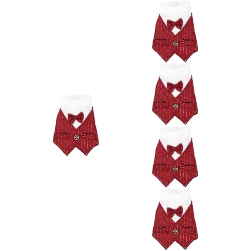 FRCOLOR 5st Haustieranzug Hochzeitskleid Outfit Kostüme Hundehemd Hund Hochzeitsdeko Formeller Anzug Für Hunde Katze Formelle Kleidung Welpen-Shirt Polyester Hündchen Hundekleidung FRCOLOR 5st Haustieranzug Hochzeitskleid Outfit Kostüme Hundehemd Hund Hochzeitsdeko Formeller Anzug Für Hunde Katze Formelle Kleidung Welpen-Shirt Polyester Hündchen Hundekleidung von FRCOLOR